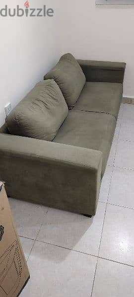 3 + 1 seat sofa set and Gas stove with oven 3