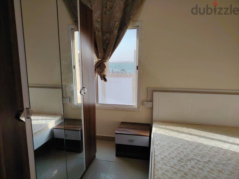 1BHK available SEA VIEW 
First FLOOR Beach view 7